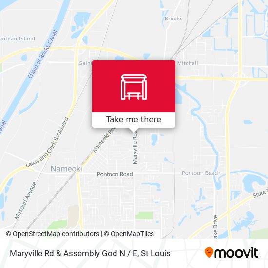 Maryville Rd & Assembly God N / E map