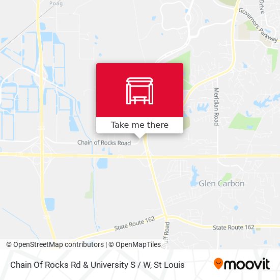 Mapa de Chain Of Rocks Rd & University S / W