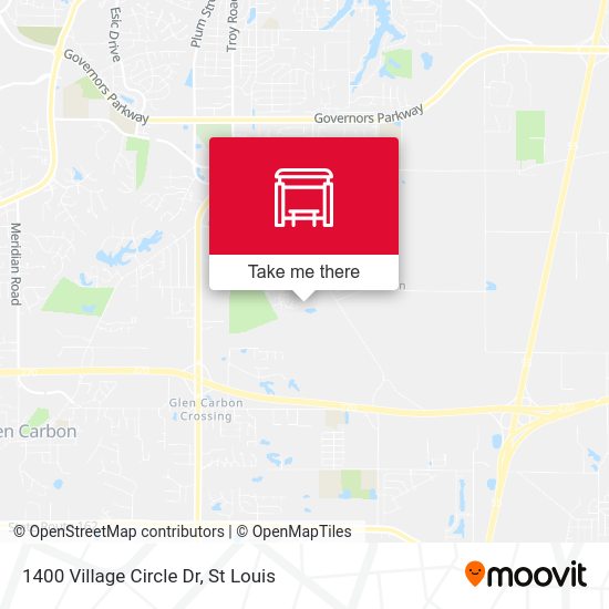 Mapa de 1400 Village Circle Dr