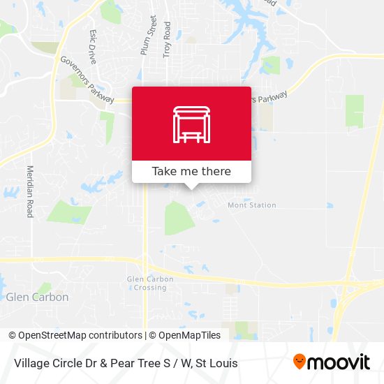 Village Circle Dr & Pear Tree S / W map