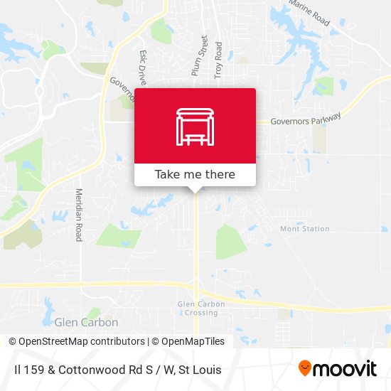 Il 159 & Cottonwood Rd S / W map