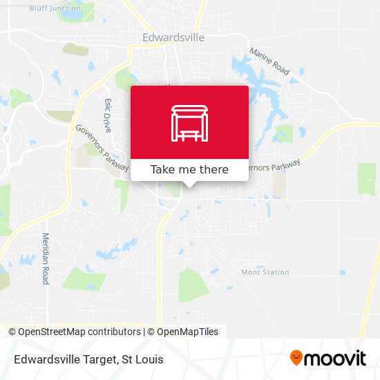 Edwardsville Target map