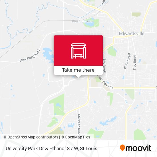 University Park Dr & Ethanol S / W map