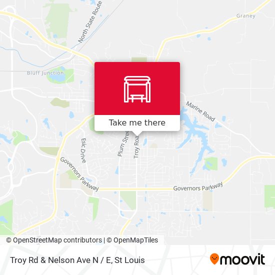 Mapa de Troy Rd & Nelson Ave N / E