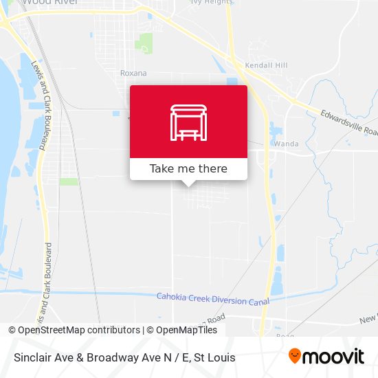 Sinclair Ave & Broadway Ave N / E map