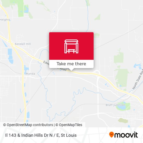 Il 143 & Indian Hills Dr N / E map