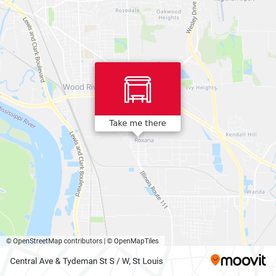 Central Ave & Tydeman St S / W map