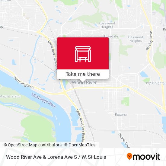 Mapa de Wood River Ave & Lorena Ave S / W