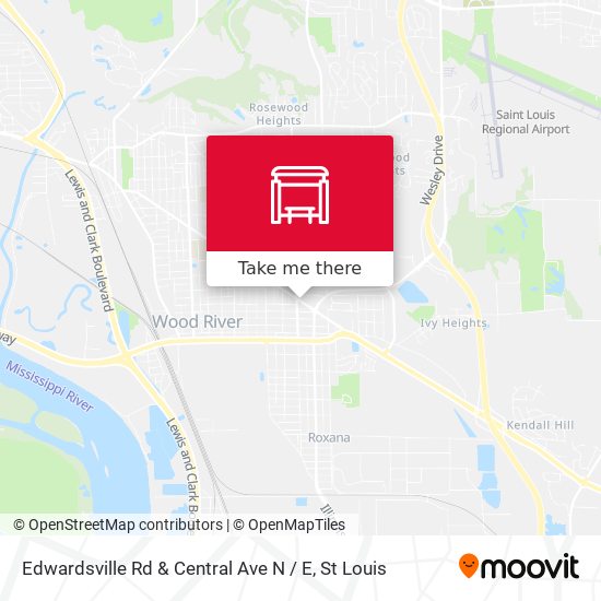 Edwardsville Rd & Central Ave N / E map