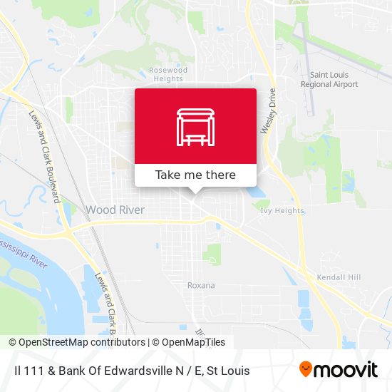 Mapa de Il 111 & Bank Of Edwardsville N / E