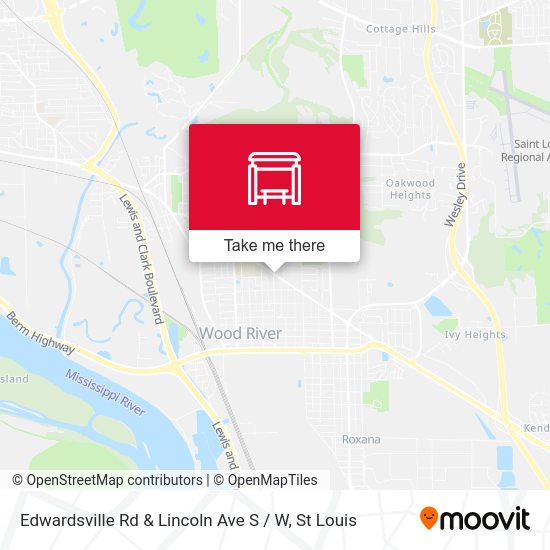 Mapa de Edwardsville Rd & Lincoln Ave S / W
