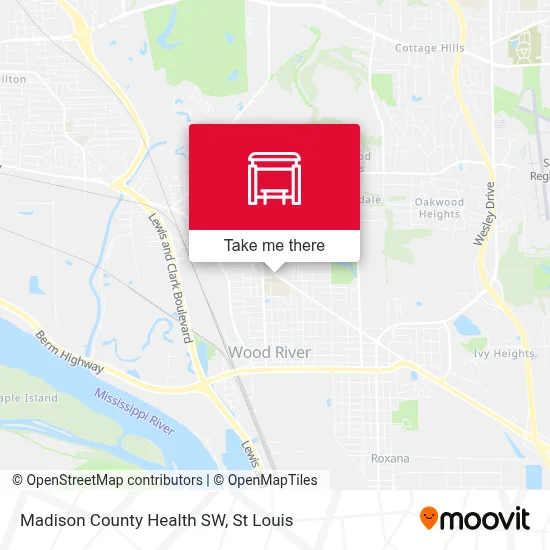 Madison County Health SW map