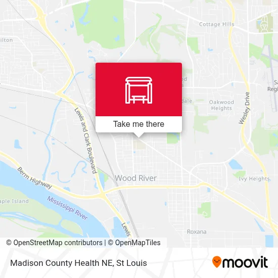Madison County Health NE map