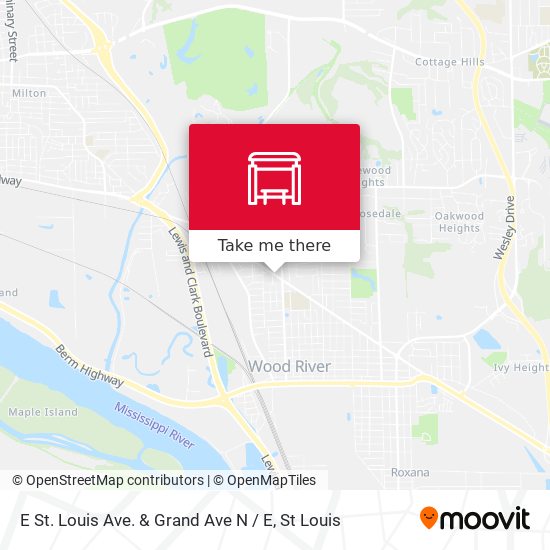 Mapa de E St. Louis Ave. & Grand Ave N / E
