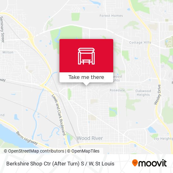 Mapa de Berkshire Shop Ctr (After Turn) S / W