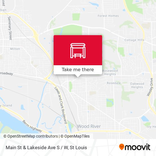 Mapa de Main St & Lakeside Ave S / W