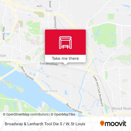 Mapa de Broadway & Lenhardt Tool Die S / W