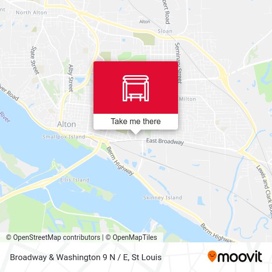 Broadway & Washington 9 N / E map