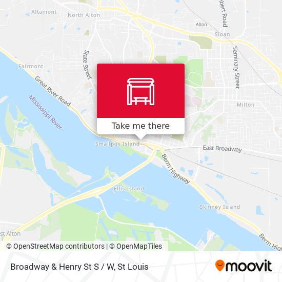 Broadway & Henry St S / W map