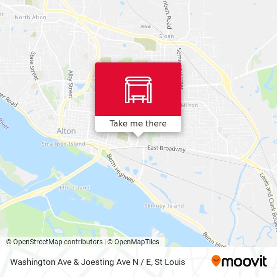 Mapa de Washington Ave & Joesting Ave N / E