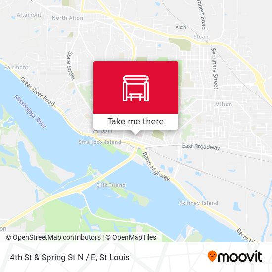 Mapa de 4th St & Spring St N / E