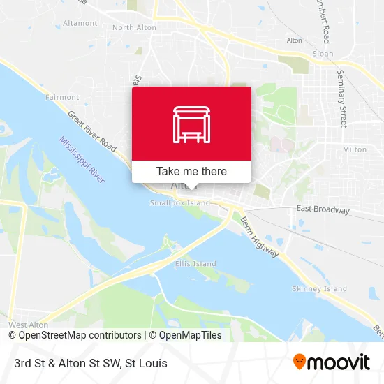 3rd St & Alton St SW map