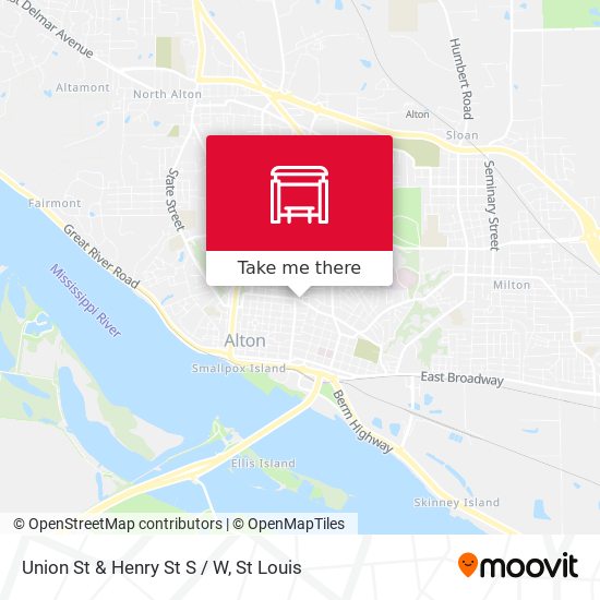 Union St & Henry St S / W map
