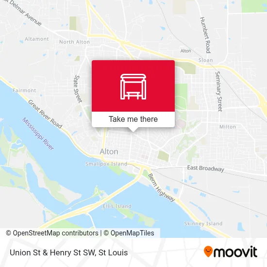 Union St & Henry St SW map