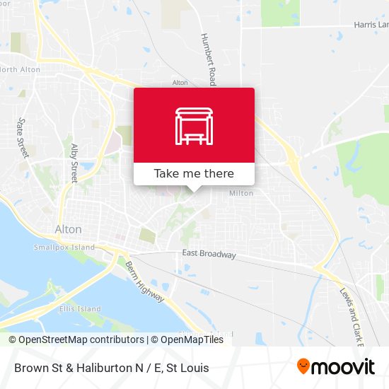 Brown St & Haliburton N / E map