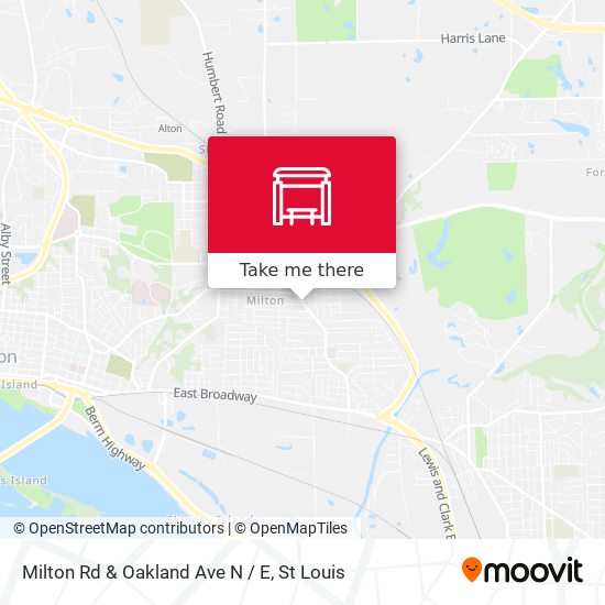 Milton Rd & Oakland Ave N / E map