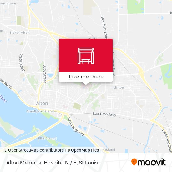 Alton Memorial Hospital N / E map