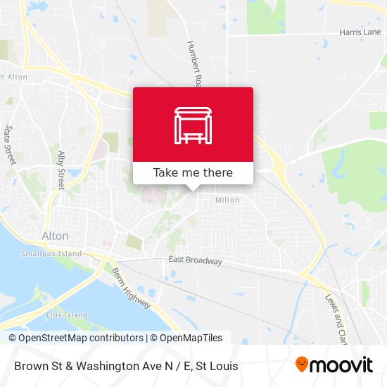 Mapa de Brown St & Washington Ave N / E