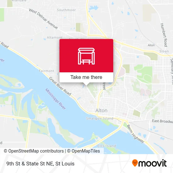 9th St & State St NE map