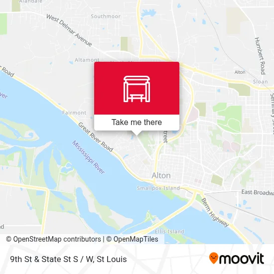 9th St & State St S / W map