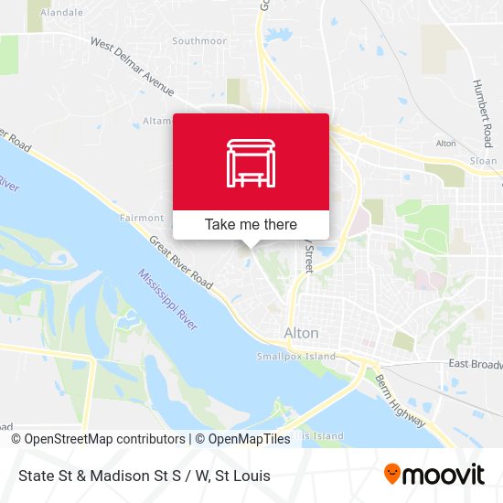 State St & Madison St S / W map