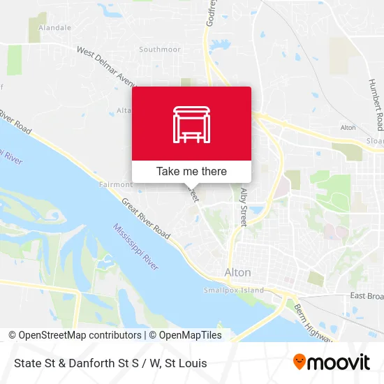 State St & Danforth St S / W map