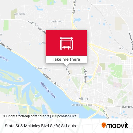 State St & Mckinley Blvd S / W map