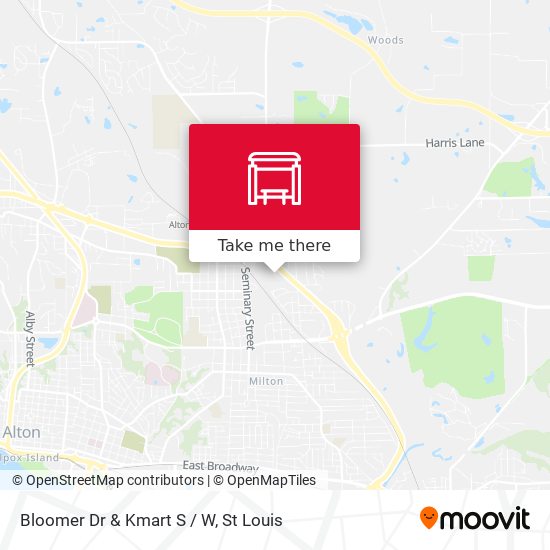 Mapa de Bloomer Dr & Kmart S / W