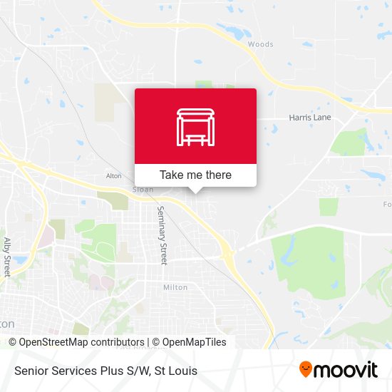 Mapa de Senior Services Plus S/W