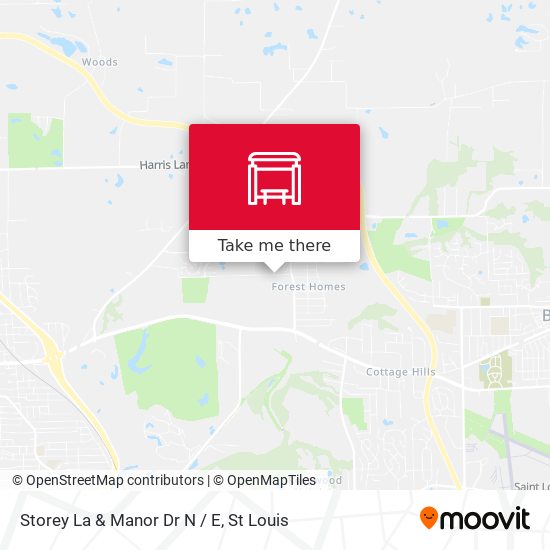 Storey La & Manor Dr N / E map