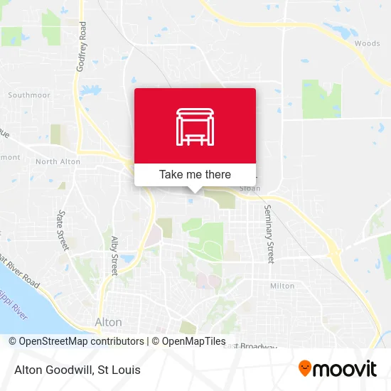 Alton Goodwill map