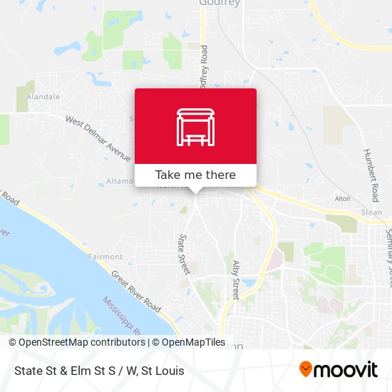 State St & Elm St S / W map