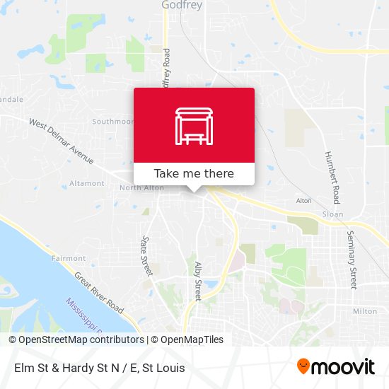 Mapa de Elm St & Hardy St N / E