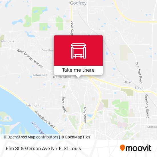 Elm St & Gerson Ave N / E map