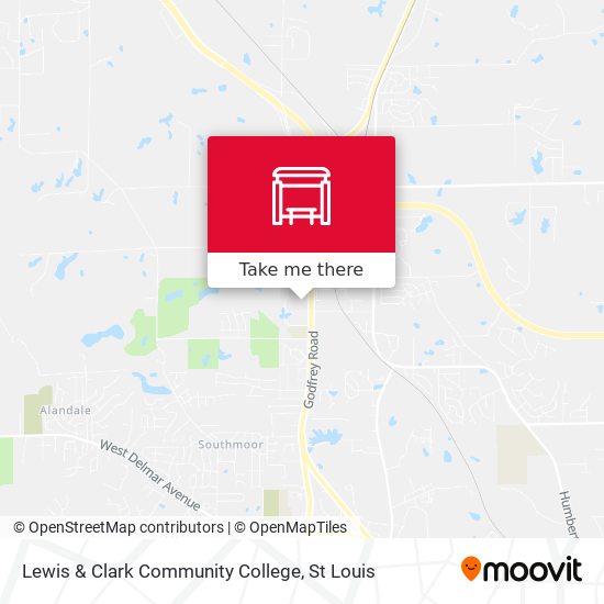 Lewis & Clark Community College map