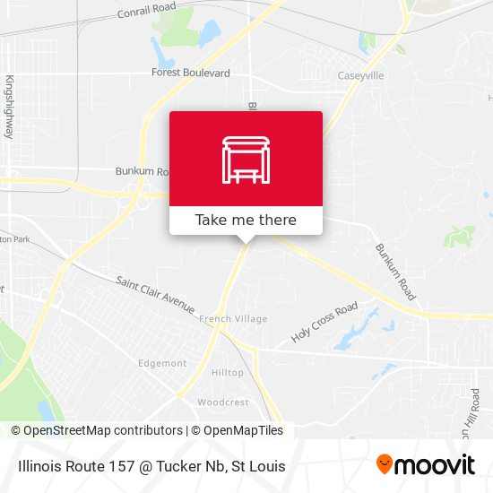 Illinois Route 157 @ Tucker Nb map