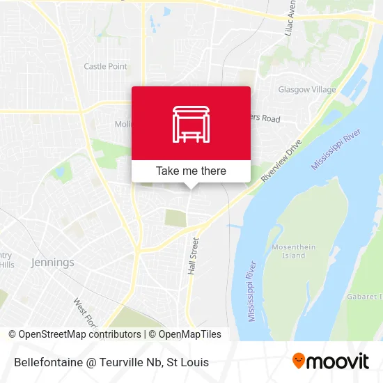 Bellefontaine @ Teurville Nb map