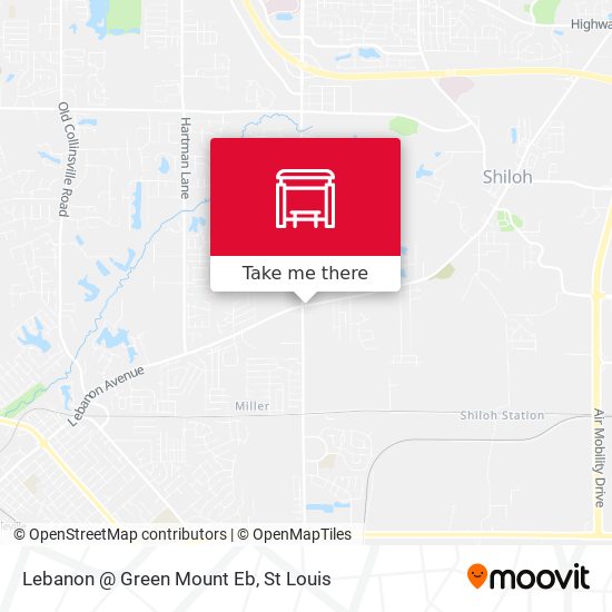 Lebanon @ Green Mount Eb map