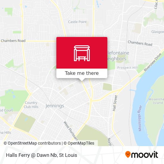 Mapa de Halls Ferry @ Dawn Nb