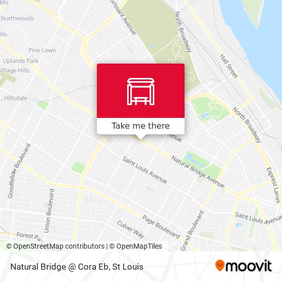 Natural Bridge @ Cora Eb map